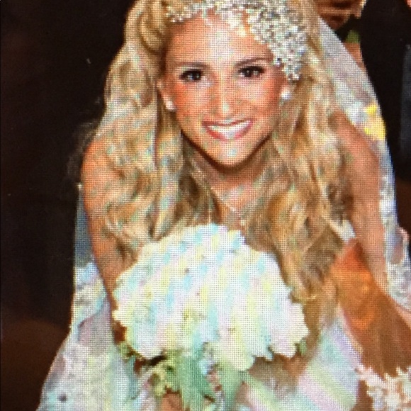 Swarovski crystal headpiece from bridal styles NY - Picture 4 of 5